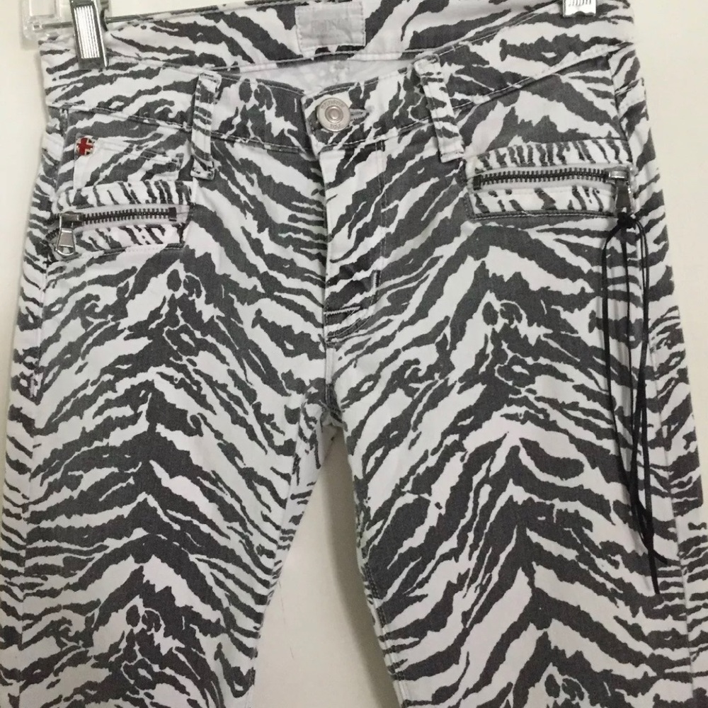 Hudson jeans J3 Spark super skinny zebra jeans 32